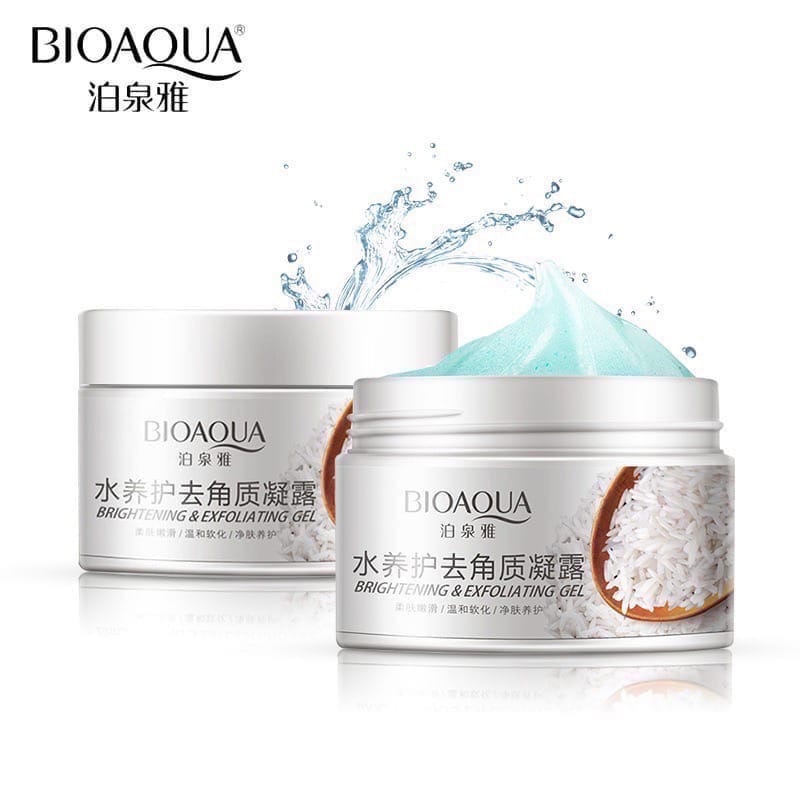 BioAqua Exfoliating Gel пилинг-скатка с экстрактом риса