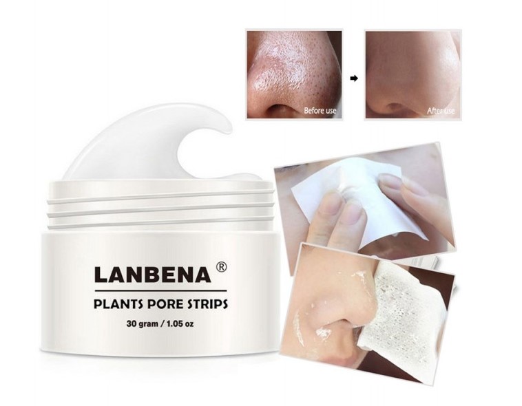 Lanbena Nose plants pore strips очищающее средство от угрей и черных точек