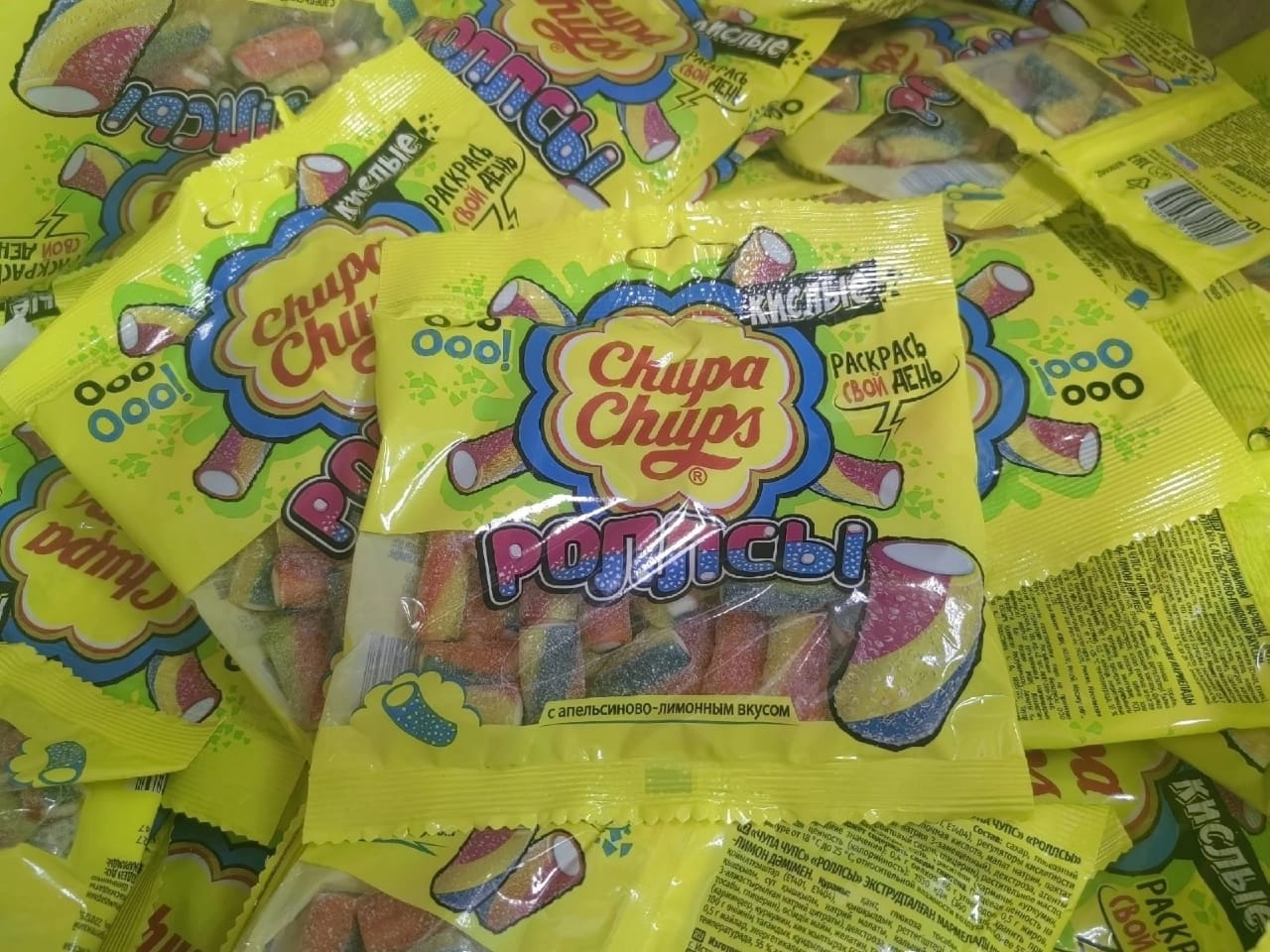 Chupa chups роллсы апельсин лимон