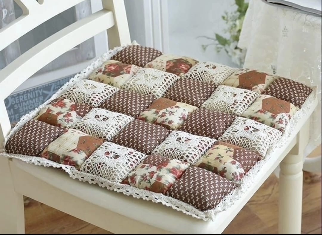 плетеные подушки на стулья