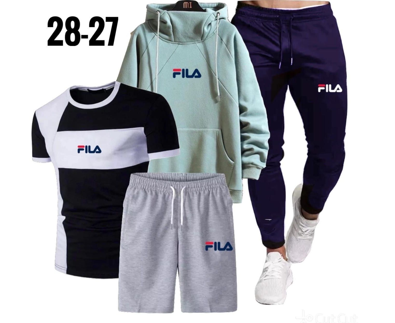 Спортивный костюм Fila для девочек малиновый