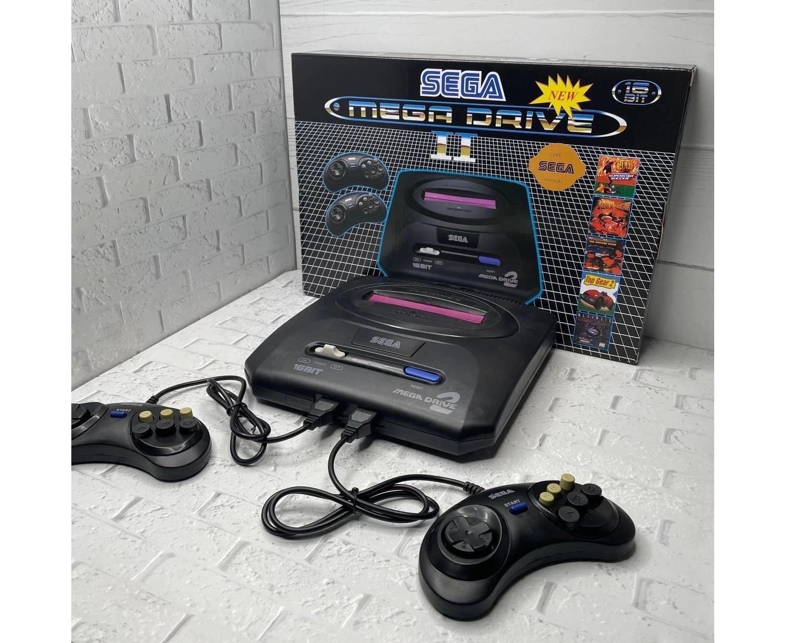 Игровая приставка SEGA Mega Drive 2 16-bit + 368 игр