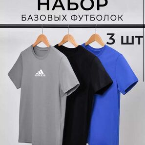 Футболка мужская 3шт (разного цвета)