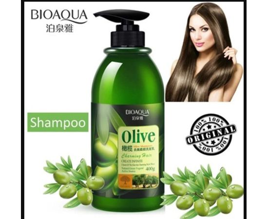ШАМПУНЬ ДЛЯ ВОЛОС С МАСЛОМ ОЛИВЫ BIOAQUA Olive Shampoo, код 6176594