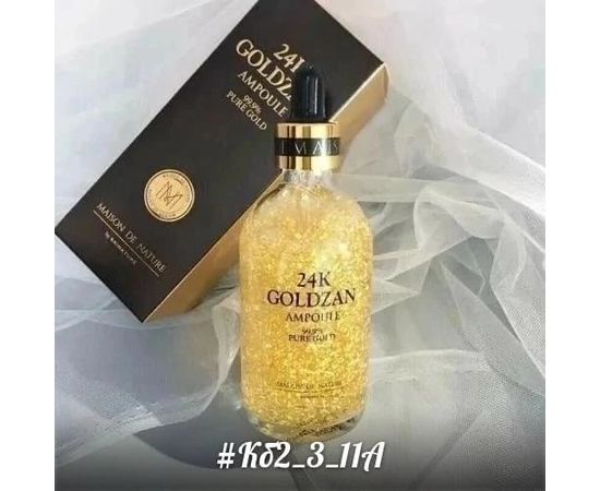 СЫВОРОТКА ДЛЯ ЛИЦА 24K Goldzan Ampoule 99.9%, код 6323786