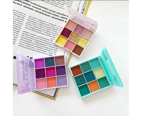 ТЕНИ 1 ШТ "Sevencool" Eyeshadow. Lets Colour Eyes (БЕЗ ВЫБОРА), код 3324944