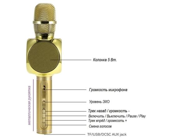 Караоке-микрофон, код 6490032