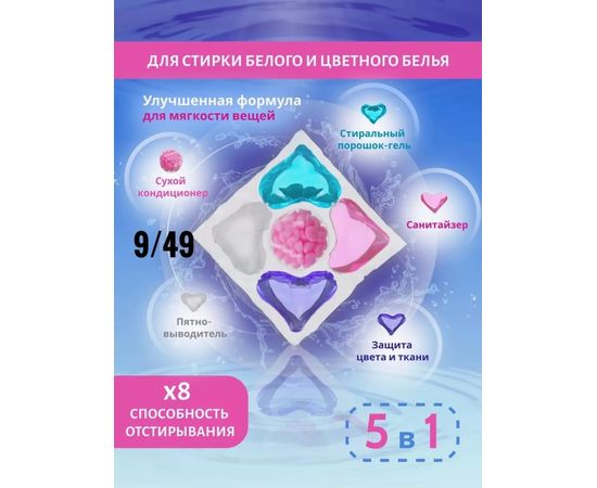 Капсулы для стирки, код 4706477