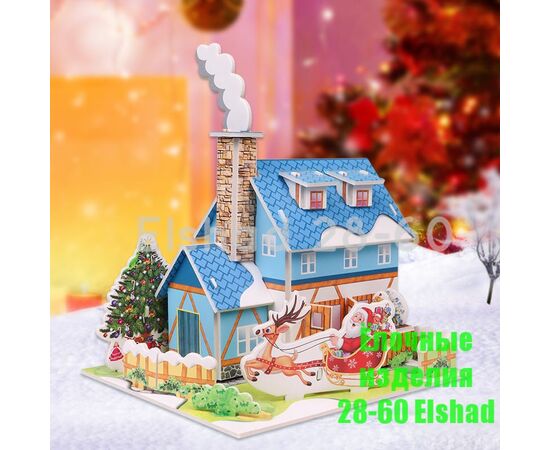 3D ПАЗЛ НОВОГОДНИЙ, код 6648040