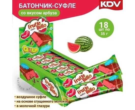 БАТОНЧИК-СУФЛЕ 18 ШТ, код 3638543