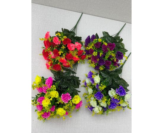 Цветы искусственные 20шт (разного цвета), код 50276639