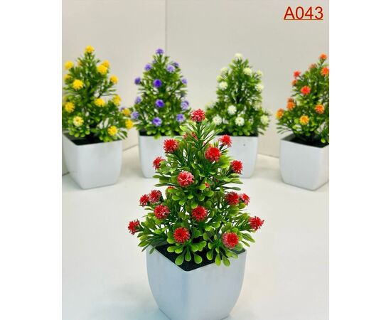 Цветы искусственные в вазе 5шт (разного цвета), код 4799166