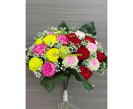 Цветы искусственные 20 шт (разного цвета), код 6722591