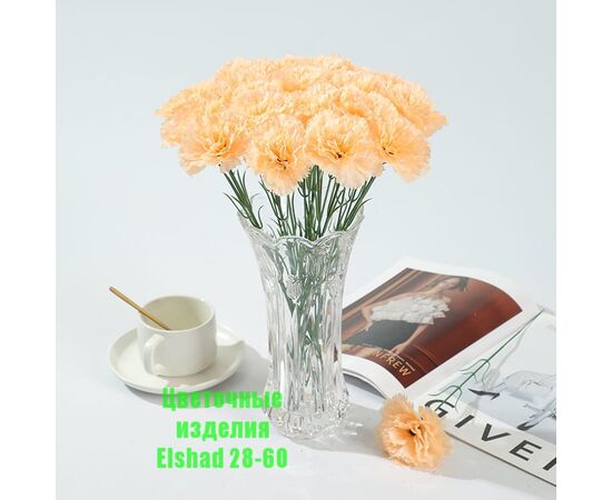 Цветы искусственные гвоздики (разного цвета), код 50295593