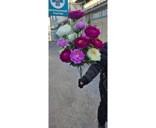 Цветы искусственные 20шт (разного цвета), код 50296131