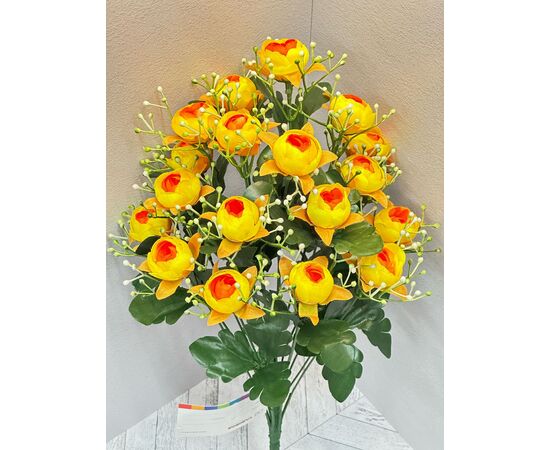 Цветы искусственные 20шт (разного цвета), код 50296379