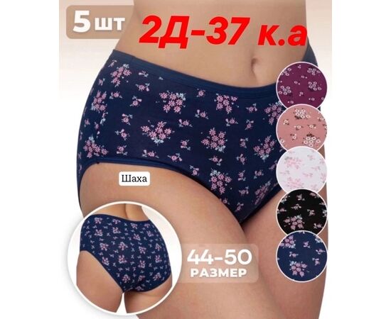 Трусы женские 5 шт (разного цвета), код 2513088