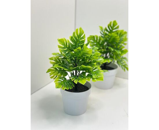 Цветы искусственные в горшке 4 шт, код 6732337