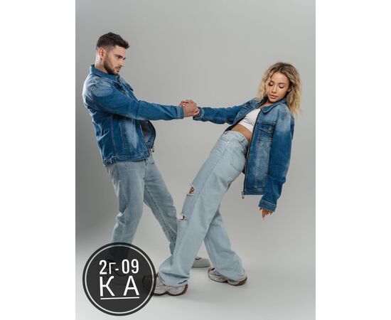 Куртка джинсовая унисекс, код 6732361
