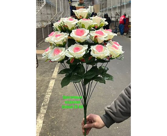 Цветы искусственные розы (разного цвета), код 50298373
