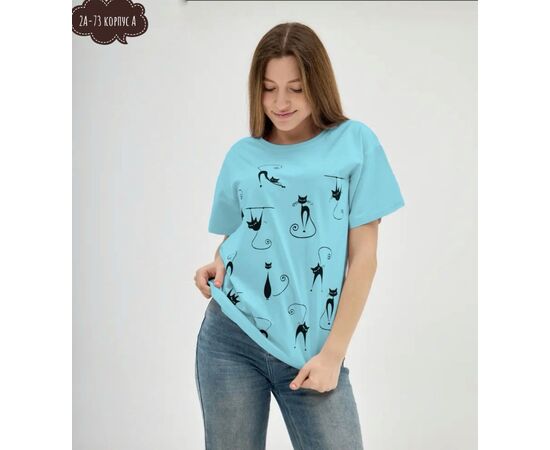Футболка женская, код 6732853