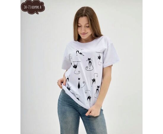 Футболка женская, код 6732861