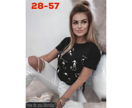 Футболка женская, код 4810465