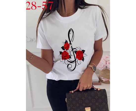 Футболка женская, код 4810553