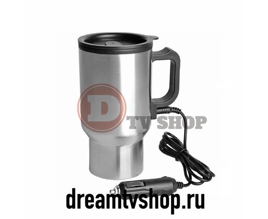 Термокружка с подогревом "Electric Mug Stainless Steel", код 111791