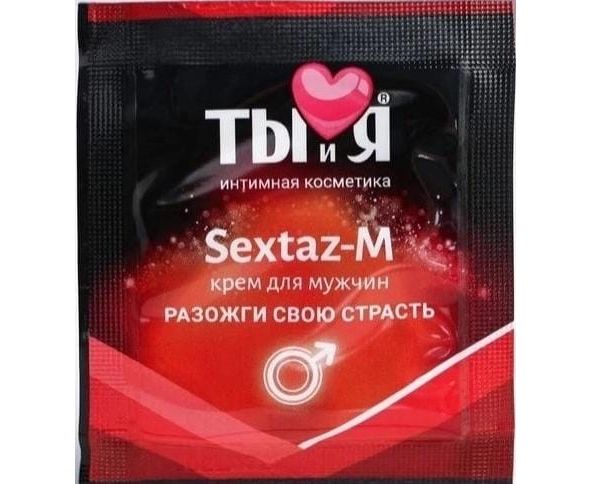 Крем SEXTAZ-M серии Ты и Я для мужчин 20 г